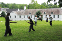 Ba Gua Staff Fighting Practice